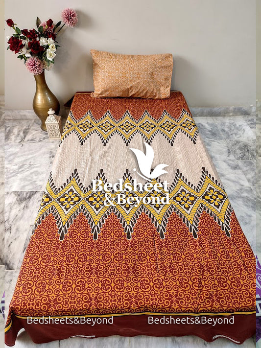 Cotton Bed Sheet Single – 2 Piece