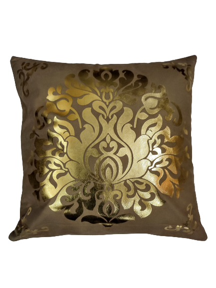 Gold shop foil cushion